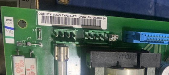 ABB SAFT 110 POW 57411414 Pannello di alimentazione In magazzino Nuovo 57411414