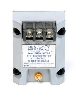 Bently Nevada 330100-90-00 3300 Sistema di trasduttori di prossimità Sensore Proximitor®