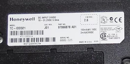 TC-IDD321 Honeywell Experion LS I/O Specifications 32 Modulo di ingresso digitale a corrente continua