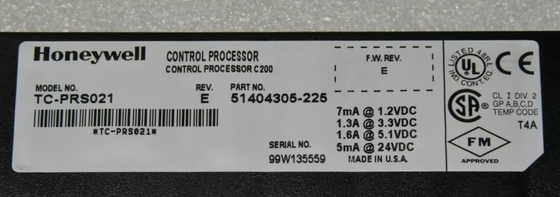 TC-PRS021 Honeywell Control Processor Modulo C200 Modulo DCS Parts Modulo PLC