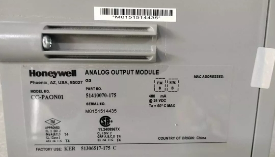 CC-PAON01 Honeywell Analog Output Module per il modulo PLC del controller C300