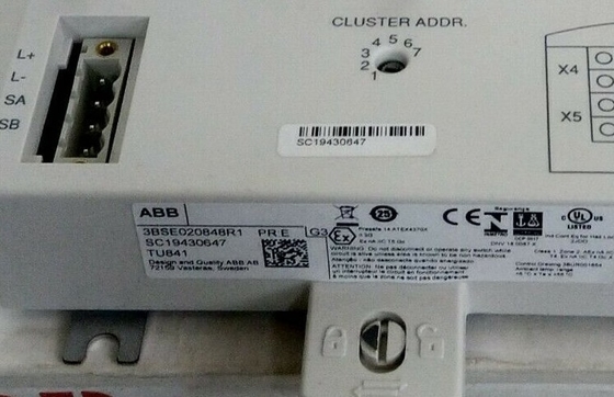 ABB TU841 3BSE020848R1 Unità di terminazione di supporto per I/O non ridondanti