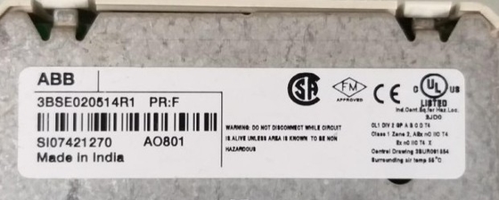 ABB AO801 3BSE020514R1 Modulo di uscita analogica 8 canali