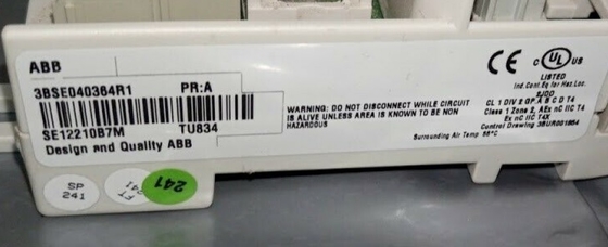 ABB TU834 3BSE040364R1 Modulo esteso di I/O Termination Unit Modulo PLC