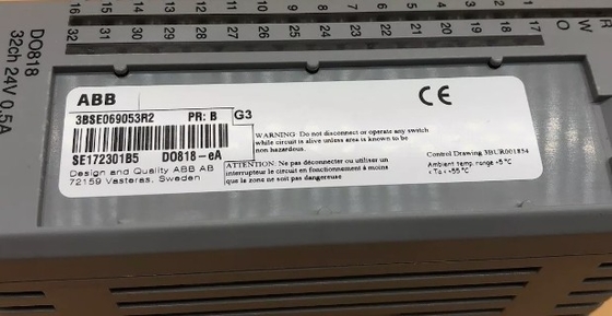 ABB DO818 3BSE069053R1 Modulo di controllo 24V di uscita digitale a 32 canali