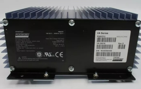 Foxboro P0922YU Fornitori di alimentazione della serie standard 200 Fornire 24 V di corrente continua alle piastre base della serie standard 200