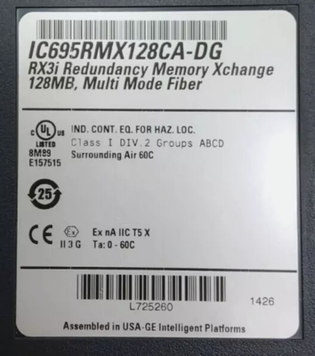 IC695RMX128 GE PAC Systems RX3i Modulo di ricambio di memoria