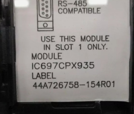 IC697CPX935 GE Single Slot CPU con tre porte seriali 32 bit Floating Point Central Processing Unit