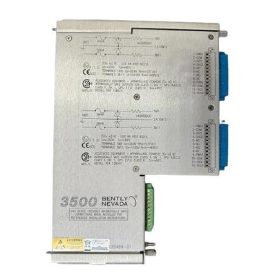 3500/42M-05-00 135489-02 Bently Nevada I/O Module con barriere interne Terminazioni interne 2 X Prox/Accel
