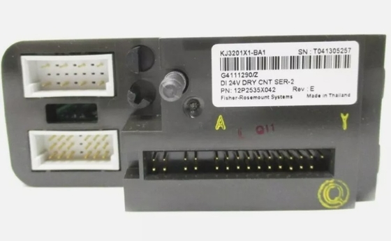 KJ3201X1-BA1 Emerson EPRO DI 8-Channel 24 VDC Dry Contact Card Serie 2