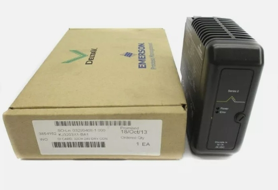 KJ3203X1-BA1 Emerson DI 32-Canale 24 VDC Card di contatto a secco