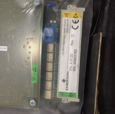 A6120 Emerson Case Sismic Vibration Monitor