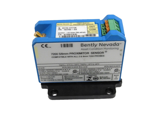 18745-03 Bently Nevada 7200 XL 5 e 8 MM Proximitor Sensor Systems