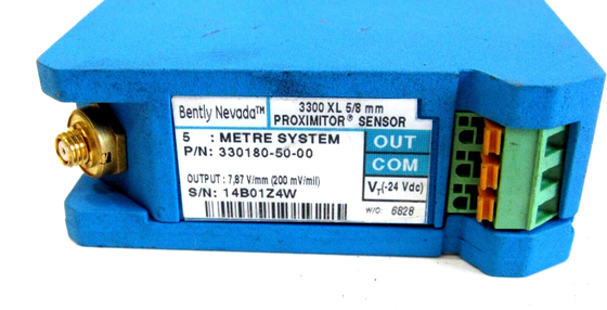 330180-50-00 Bently Nevada Proximitor Sensor 3300 XL 5/8 MM Modulo preprocessore