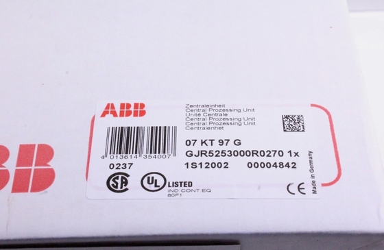 07KT97 GJR5253000R0270 ABB Sistemi PLC dell'unità centrale di elaborazione