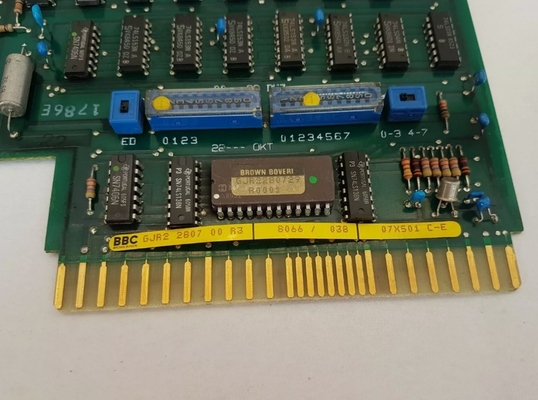 07XS01 GJR2280700R3 ABB Karte Program PLC Sistema di controllo del modulo