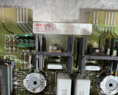 SAFT 169 PAC 58095125 ABB SCHEDA AMPLIFICATORE DI IMPULSI