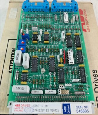 SAMC 19 INF 57401389 ABB CARTA D'INTERFAÇA DEL MICROPROCESSORE