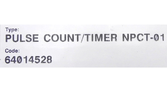 NPCT-01 64014528 Unità Timer Contatore di Impulsi ABB