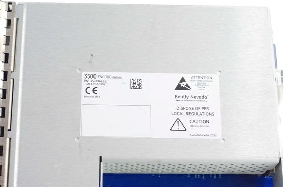 Bently Nevada 3500/42E Modulo di monitoraggio delle vibrazioni migliorato a 4 canali Conforme agli standard API 670