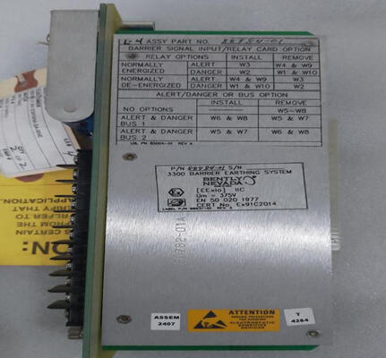 Bently Nevada 88984-01 Barriere interne Input Signal Relay Card