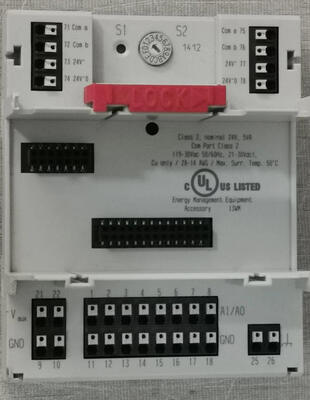 Honeywell XS821-22 24Vdc 110mA Socket terminale di uscita galleggiante con modulo e disegno di separazione base