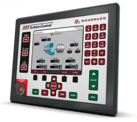 Woodward 8200-1302 505D Serie Digital Governor Turbine Controller con accuratezza di controllo della velocità ± 0,05%, 8 input configurabili e tempo di risposta inferiore a 10 ms