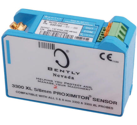 Bently Nevada 330180-50-00 3300 XL Proximitor Sensor per Eddy Current Sensor System con installazione DIN Rail