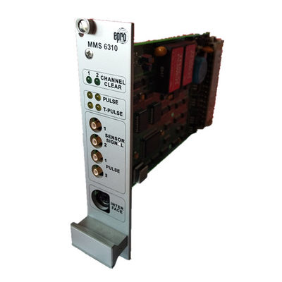 Sistema di controllo a doppio canale del DCS del monitor MMS6310 di impulso chiave di MMS 6310 di EPRO