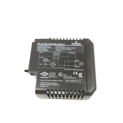 L'alto modulo di uscita del lato 24V di KJ3202X1-BA1 Emerson EPRO DeltaV ha fuso il nero 12P2536X062 del terminale dell'ingresso/uscita