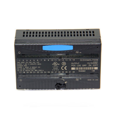 Posizione positiva 5A raggruppato logica 32PT del modulo di uscita di logica dello SpA VersaMax di IC200MDL750 GE Fanuc 12/24VDC