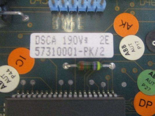 Pezzi di ricambio 57310001-PK dello SpA del modulo processore di comunicazione di DSCA190V ABB