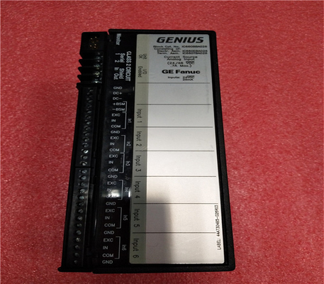 Blocchetto analogico corrente General Electric del sistema dello SpA dell'ingresso/uscita del genio di IC660BBA020 GE Fanuc