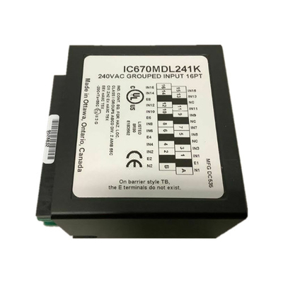 Posizione dell'ingresso/uscita 24VDC del campo di IC670MDL640 GE Fanuc GE/modulo introdotto discreto negativo General Electric