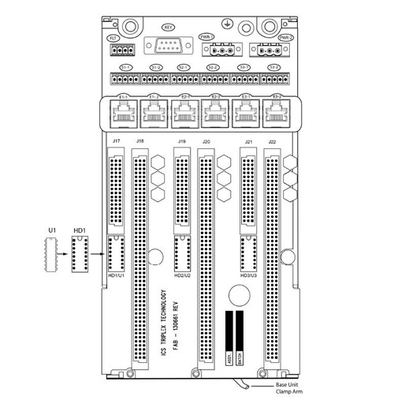 DCS Rockwell Automation dello SpA del regolatore di AADvance dell'unità di base dell'unità di elaborazione di T9100 Rockwell ICS