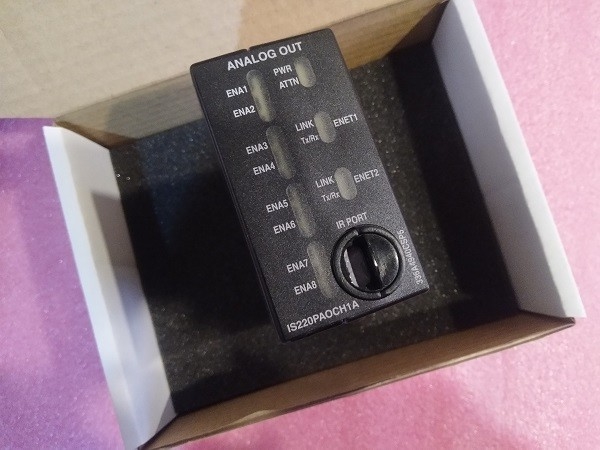 GE IS220PAOCH1A Mark VIe Modulo di uscita analogico 0-20 mA, fino a 900 Ω Modulo PLC
