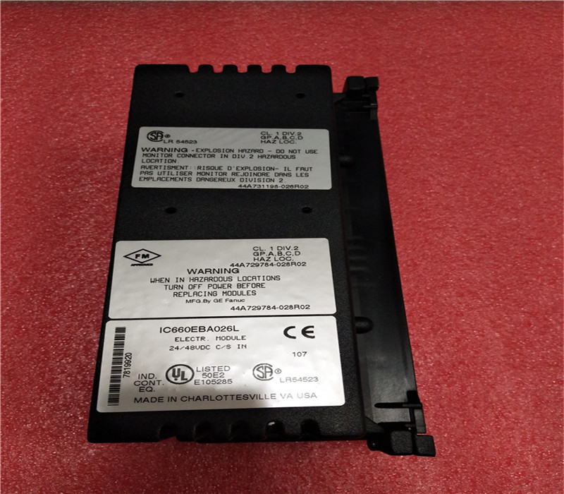 La fonte corrente del genio di IC660BBA026 GE Fanuc GE entrata analogico il blocco 24 48VDC General Electric