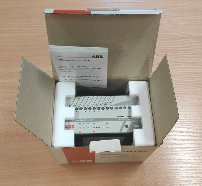 Unità a distanza analogica di ICSE08B5 ABB Procontic CS31 ICSE08B5 24 pezzi di ricambio FPR3346501R0016 dello SpA di VCC 5W